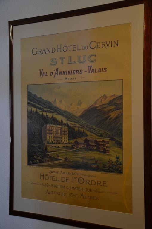 Guesthouse & Hotel Le Cervin Vissoie Exterior foto